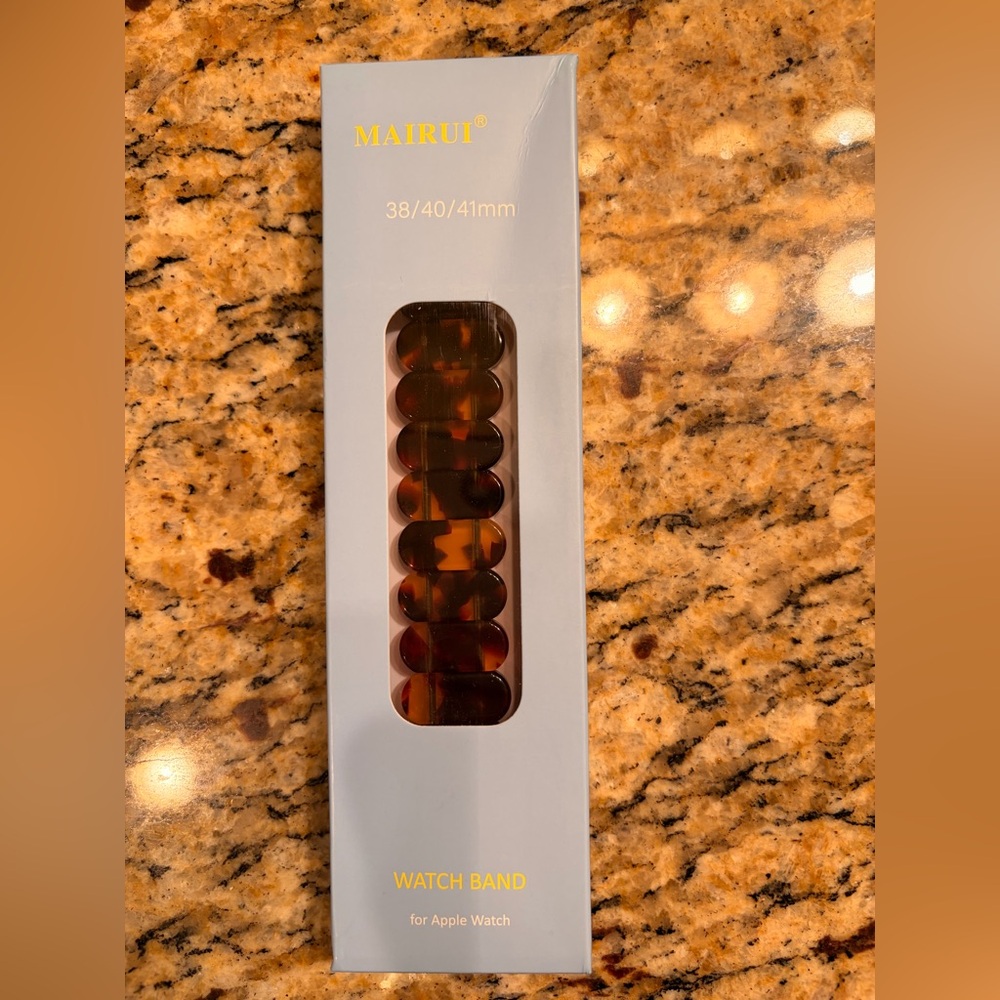 Tortoise Shell Watch Band - Picture 2 of 2